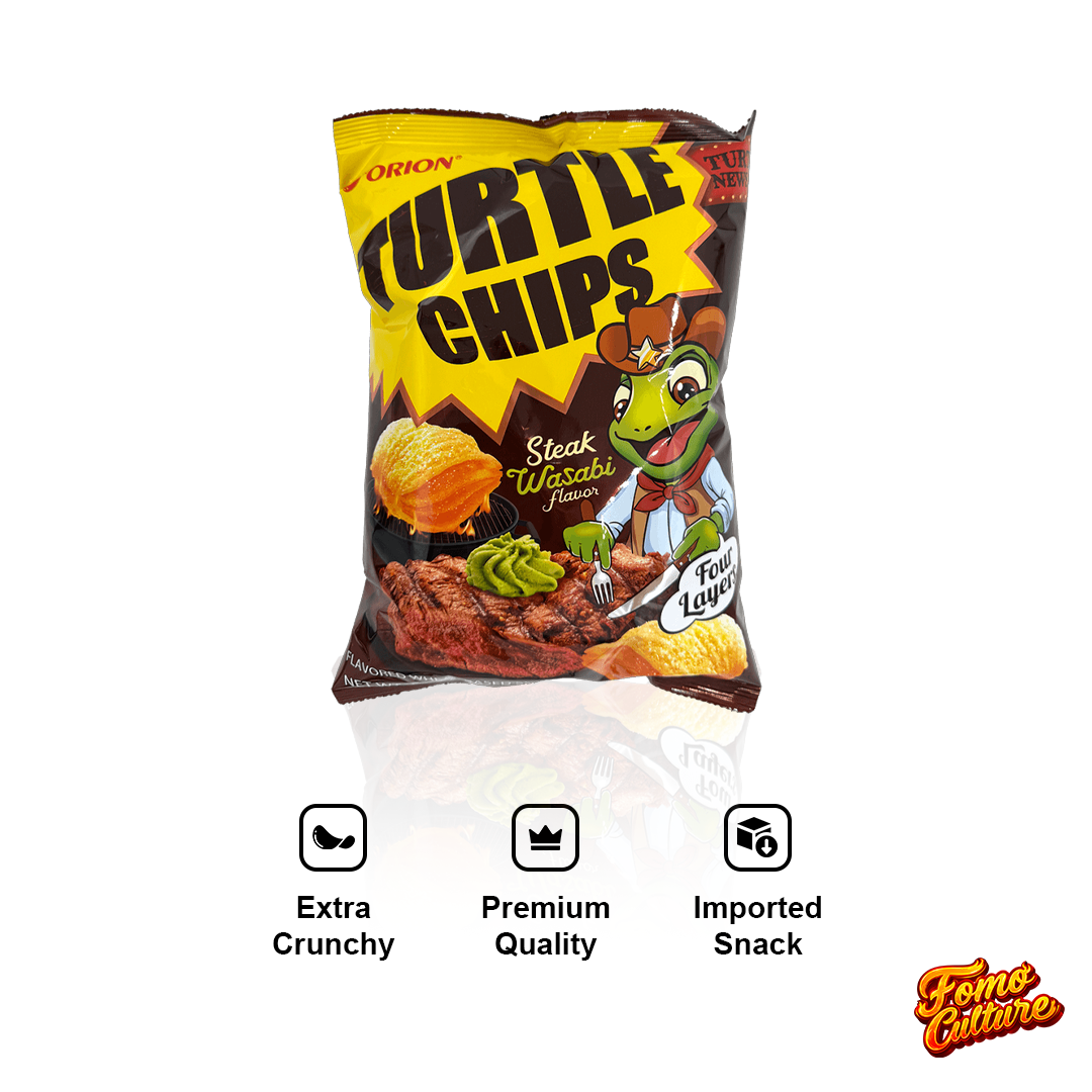 Turtle Chips Steak Wasabi Flavor(South Korea