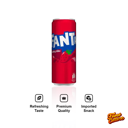 Fanta Strawberry Soft Drink(Vietnam)