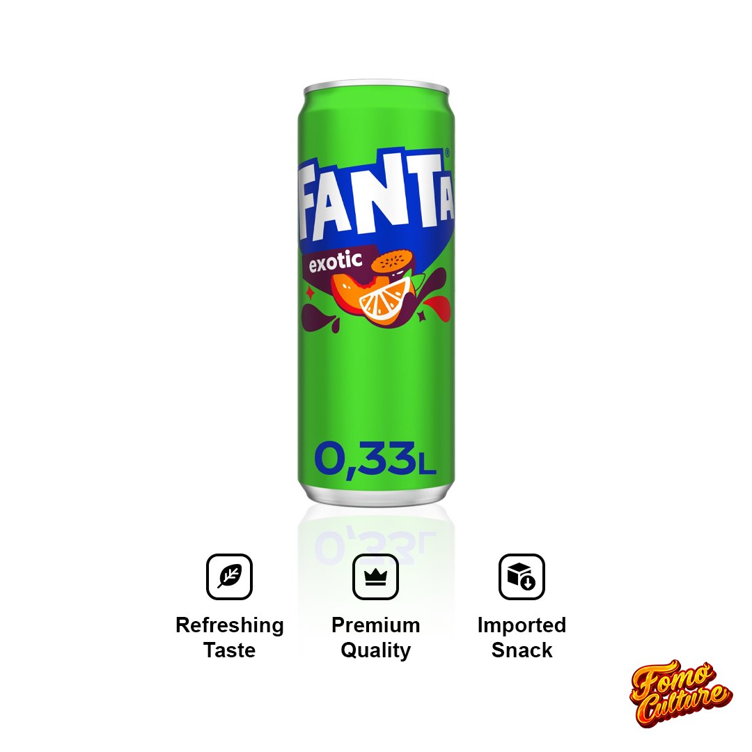 Fresh Fanta Tropical Exotic Soda ( Germany )