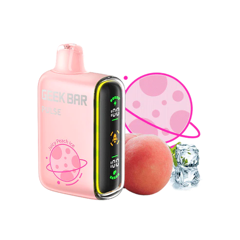 Geek Bar Pulse 15000 Puffs -Juicy Peach Ice | $15.99